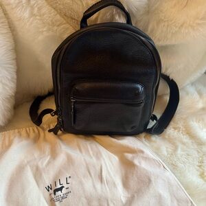 NWT 🆕 - W/ Dust Bag ‘Will’ Leather Goods Journey Leather Backpack | All Black